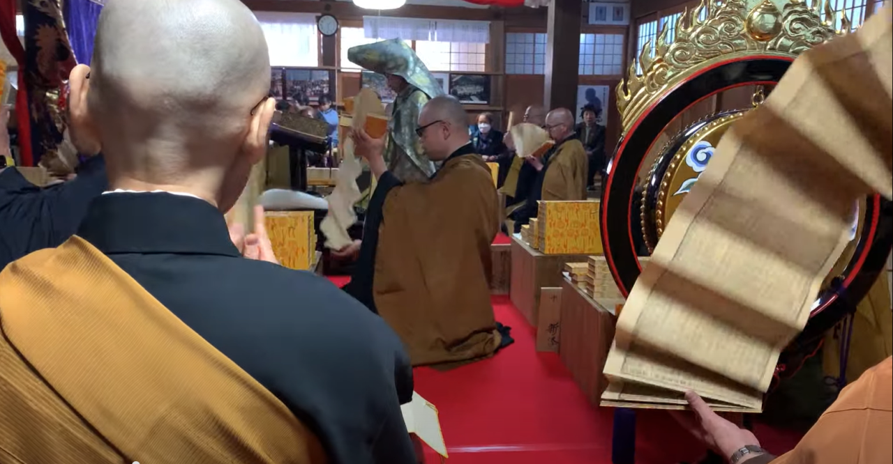 今日は「大般若会」でした　岐阜のお墓掃除屋「磨き専隊」です