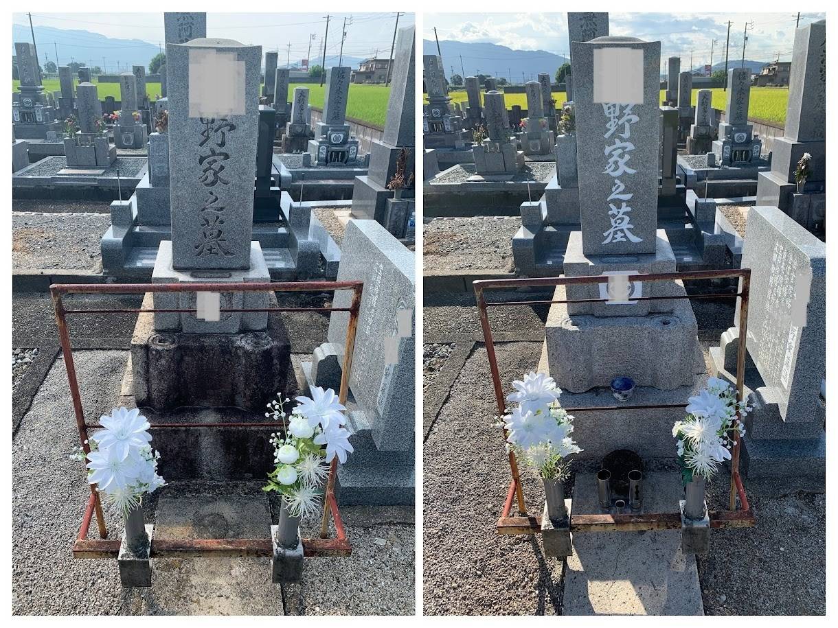 2025年9月施工　デコボコの表面には　汚れが付きやすいんです。